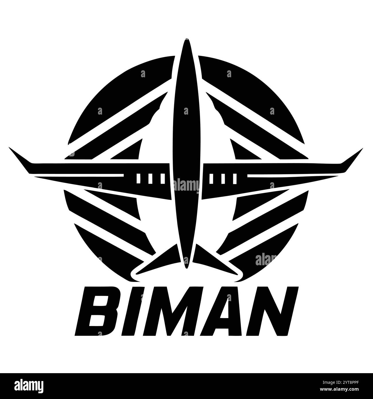 Icona Biman Logo ArtWork Design vettoriale per uso digitale - Design grafico moderno e professionale Illustrazione Vettoriale