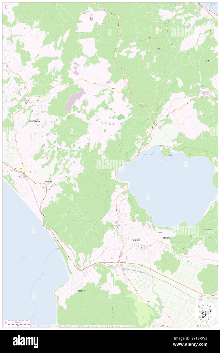 Torigoe Zuido, JP, Japan, Kagoshima, N 31 14' 38'', N 130 32' 4'', MAP, Cartascapes Map pubblicata nel 2024. Esplora Cartascapes, una mappa che rivela i diversi paesaggi, culture ed ecosistemi della Terra. Viaggia attraverso il tempo e lo spazio, scoprendo l'interconnessione del passato, del presente e del futuro del nostro pianeta. Foto Stock