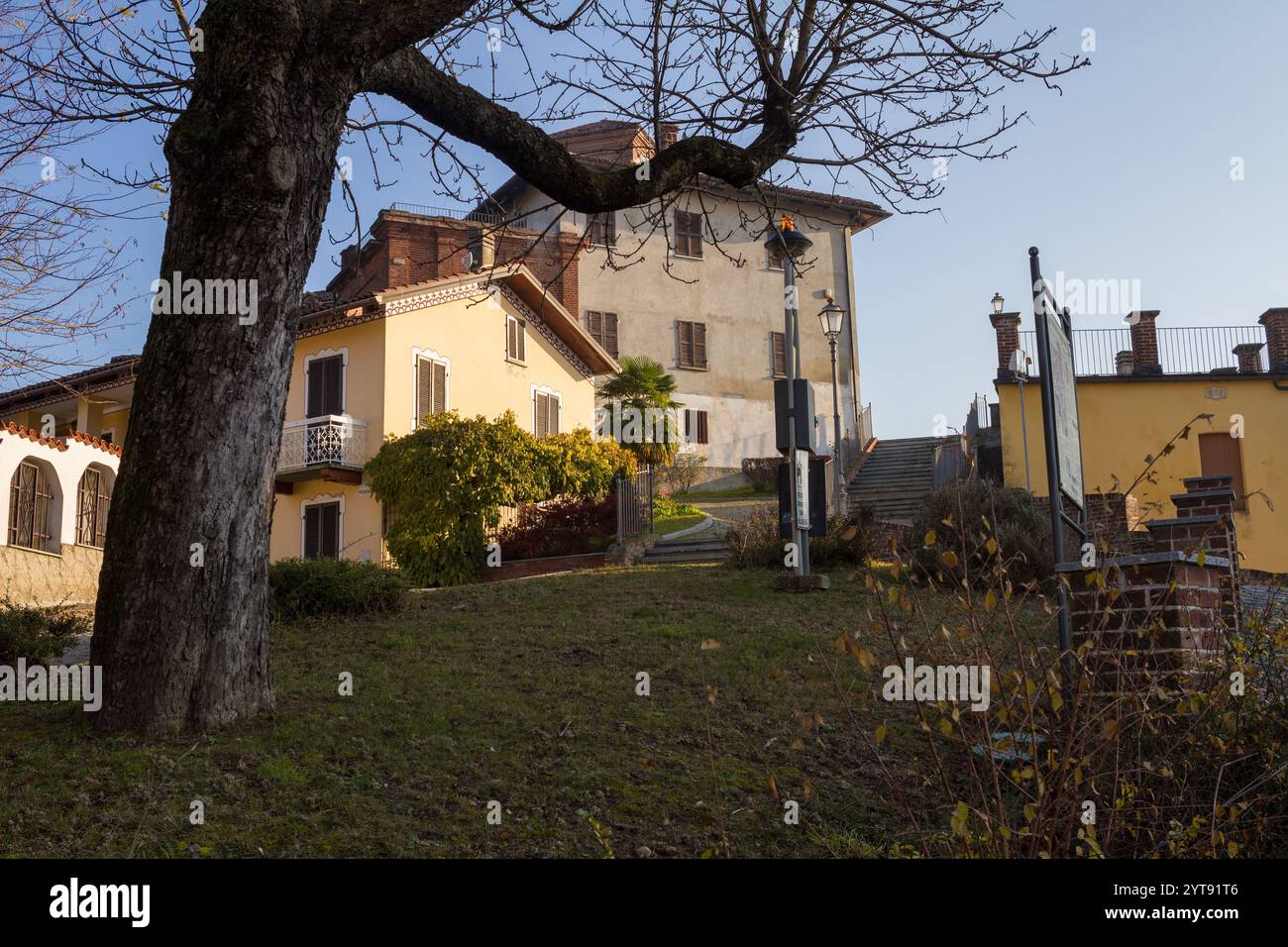 Marentino, villaggio italiano nella campagna vicino a Torino Foto Stock