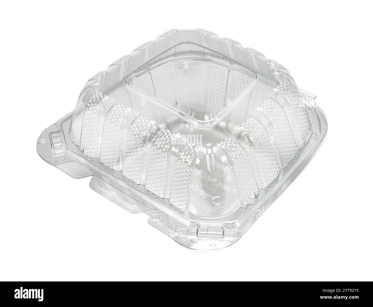 Contenitore per alimenti in plastica trasparente Foto Stock