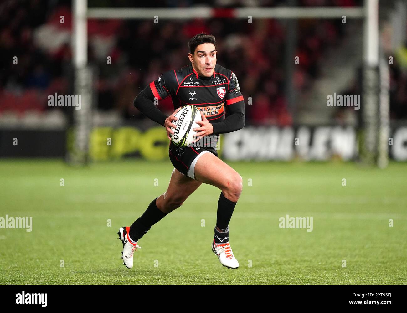 Gloucester's Will Butler durante la partita della Challenge Cup al Kingsholm Stadium di Gloucester. Data foto: Venerdì 6 dicembre 2024. Foto Stock