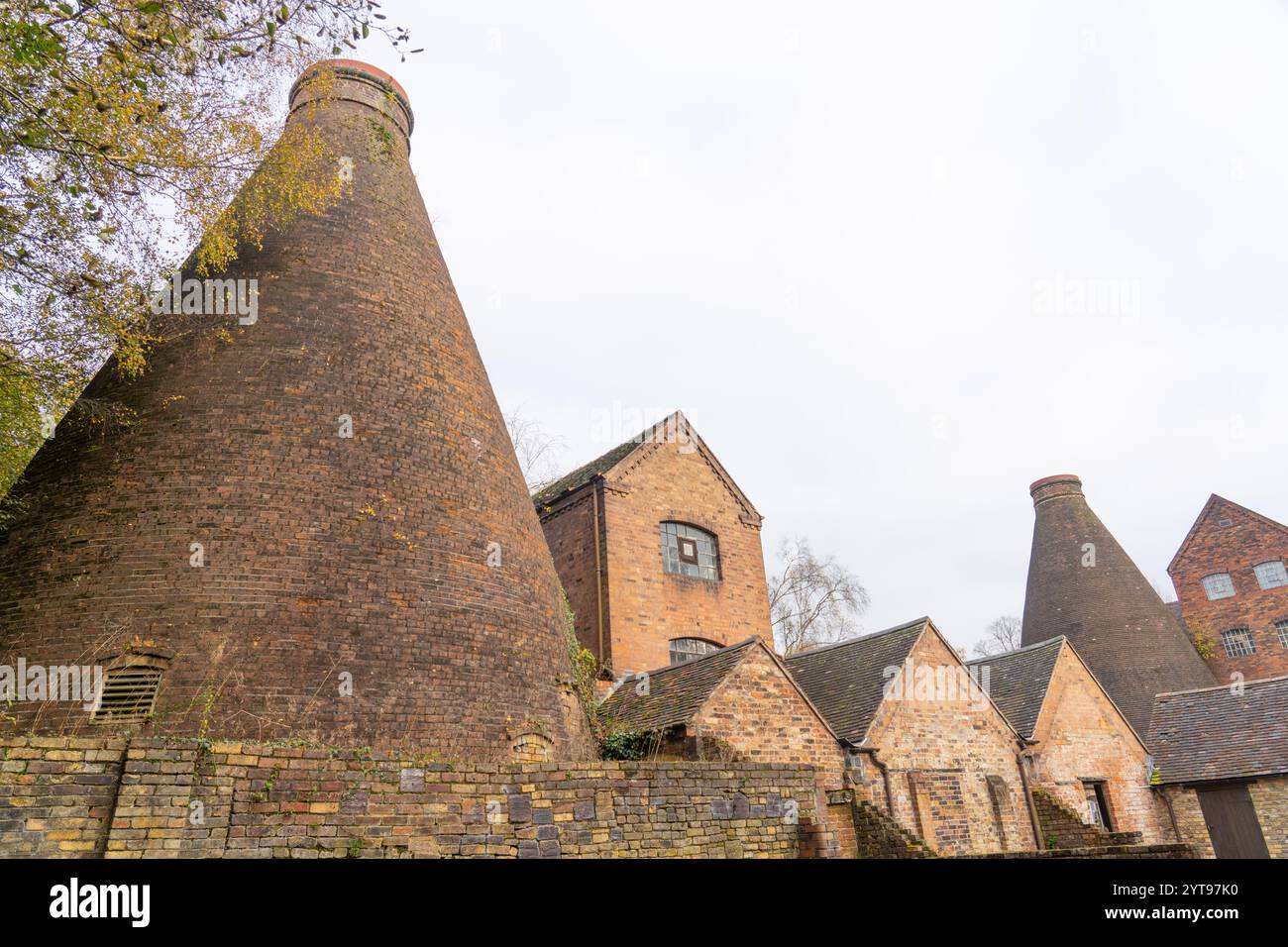 Coalport China Museum, sul fiume Severn, vicino a Ironbridge, Shropshire, nell'ottobre 2024. Foto Stock