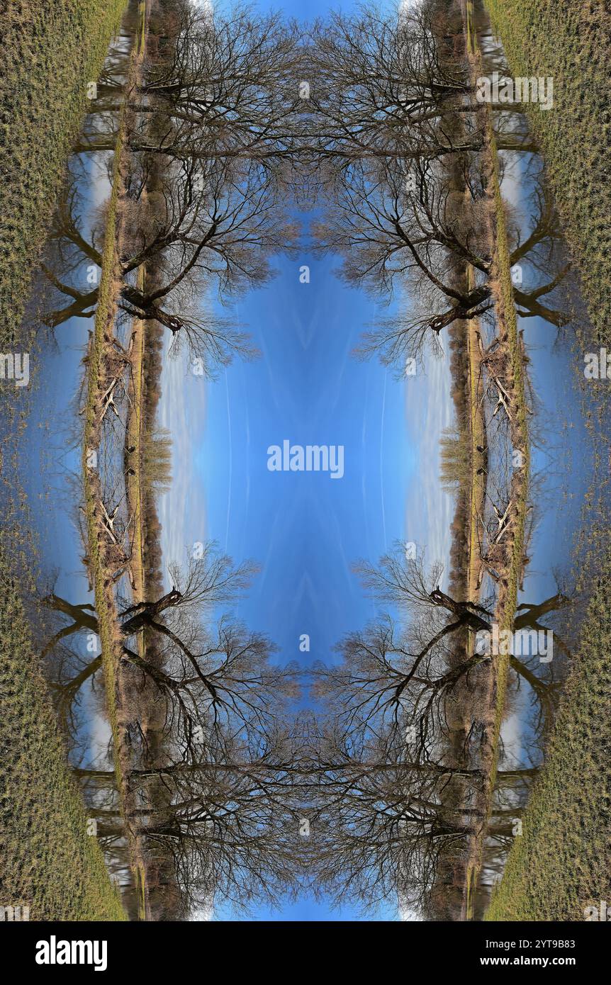 Collage fotografico al Amper Foto Stock