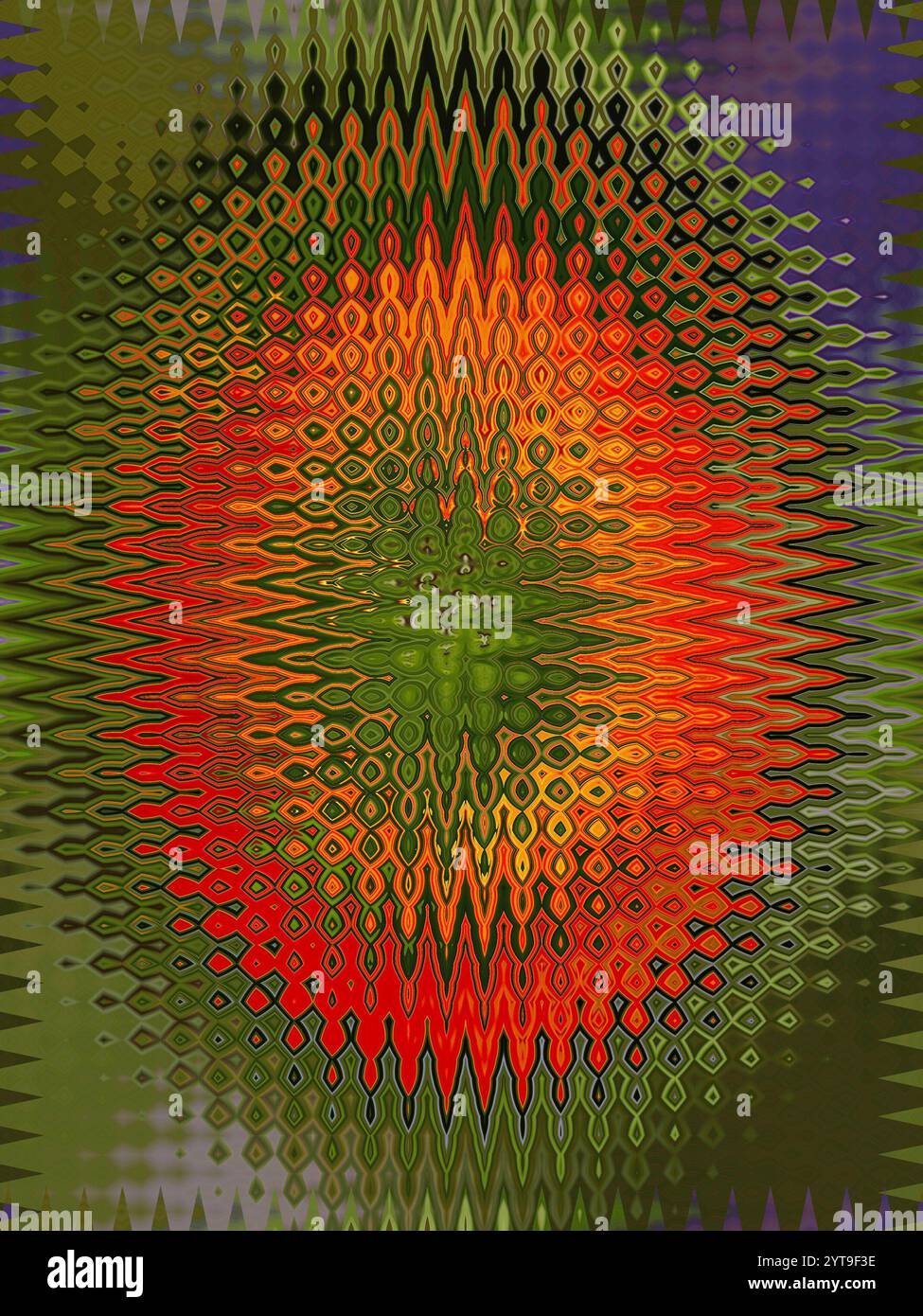Digital Art Magic Eye Foto Stock