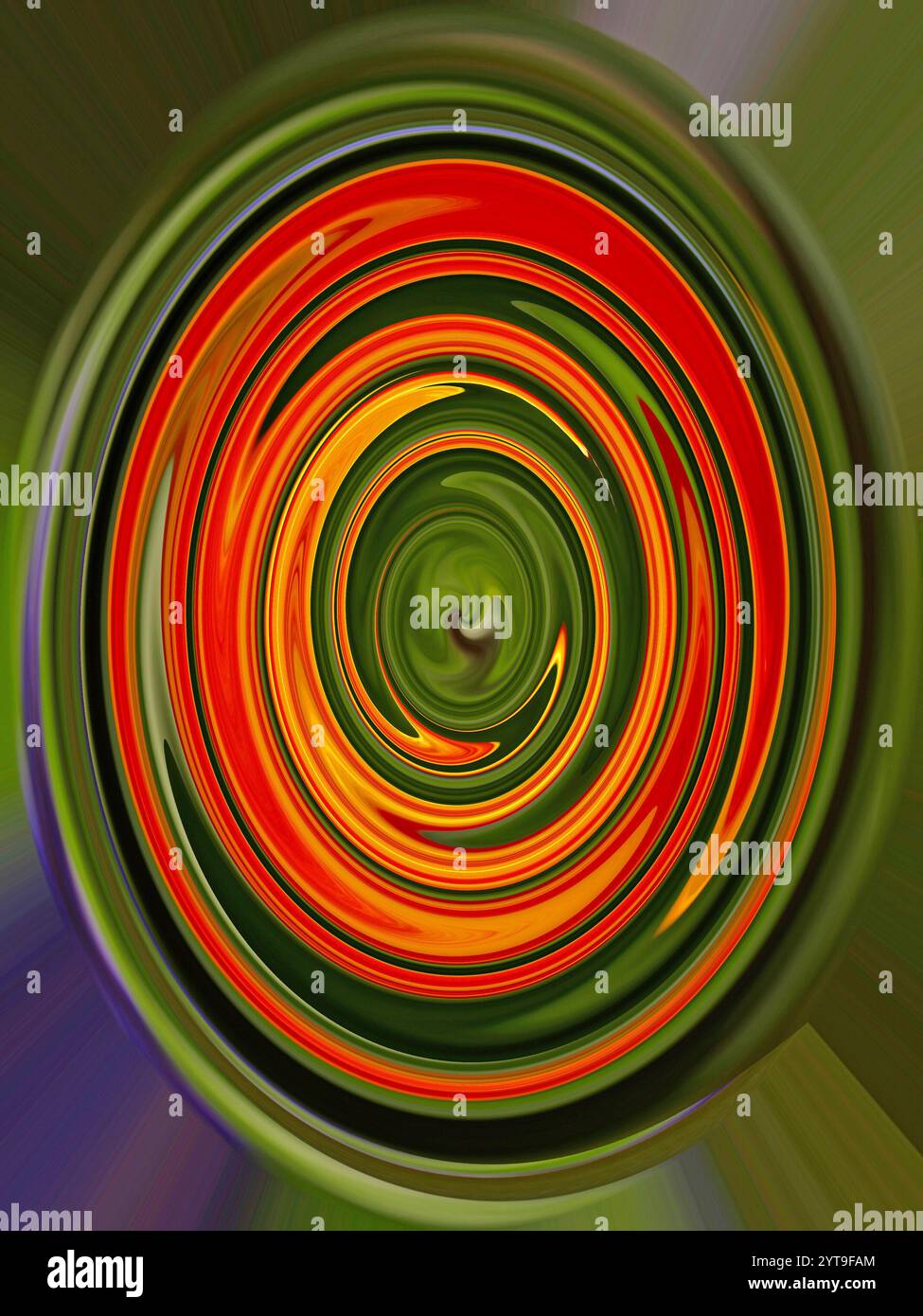 Magia dei colori dell'arte digitale Foto Stock