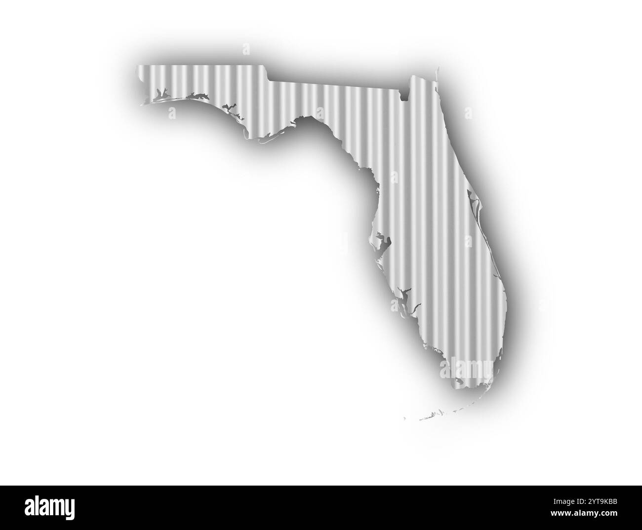 Filato State Map Florida state map Immagini senza sfondo e Foto Stock ritagliate - Alamy