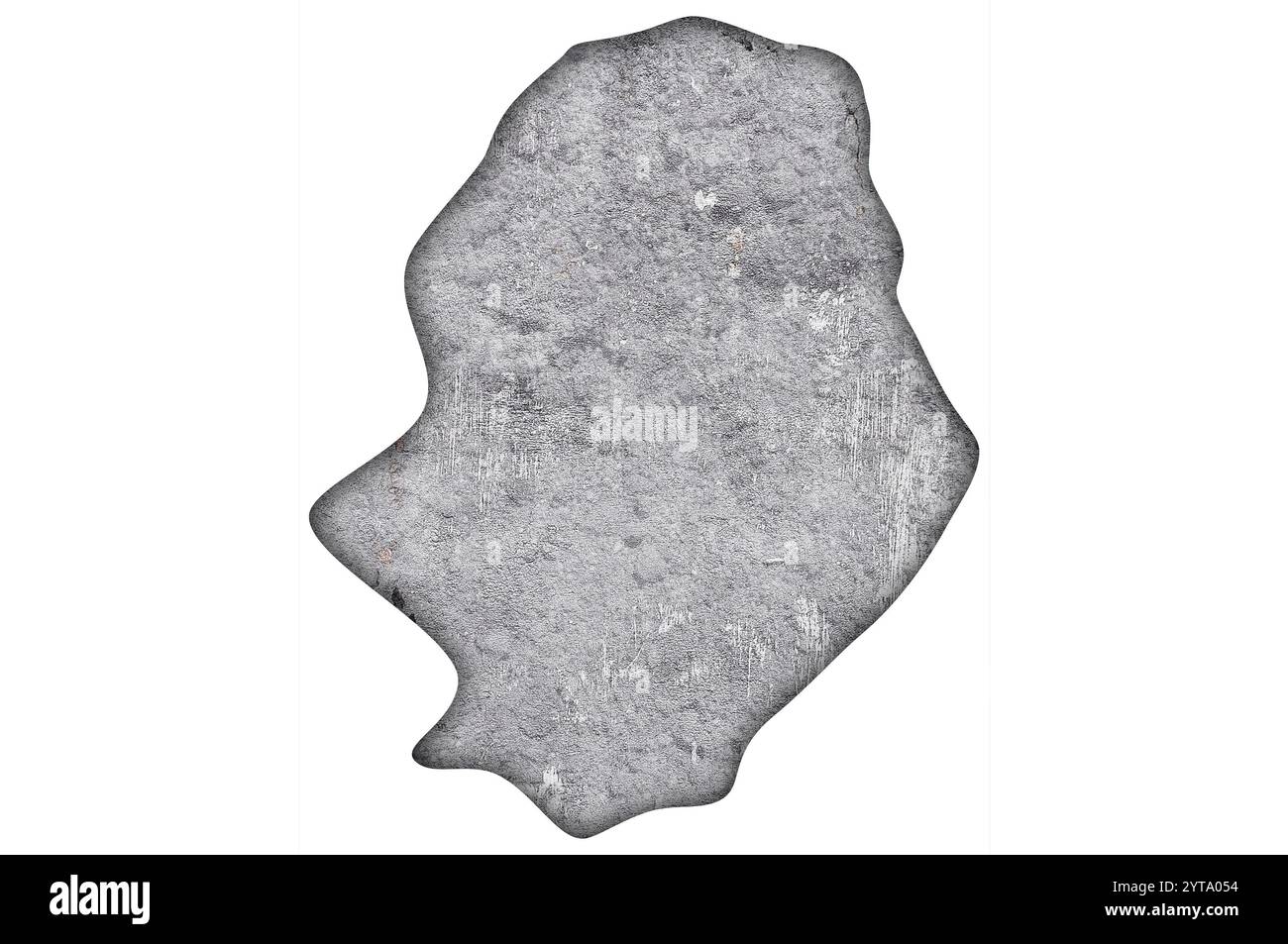 Mappa di Niue su cemento intemperie Foto Stock