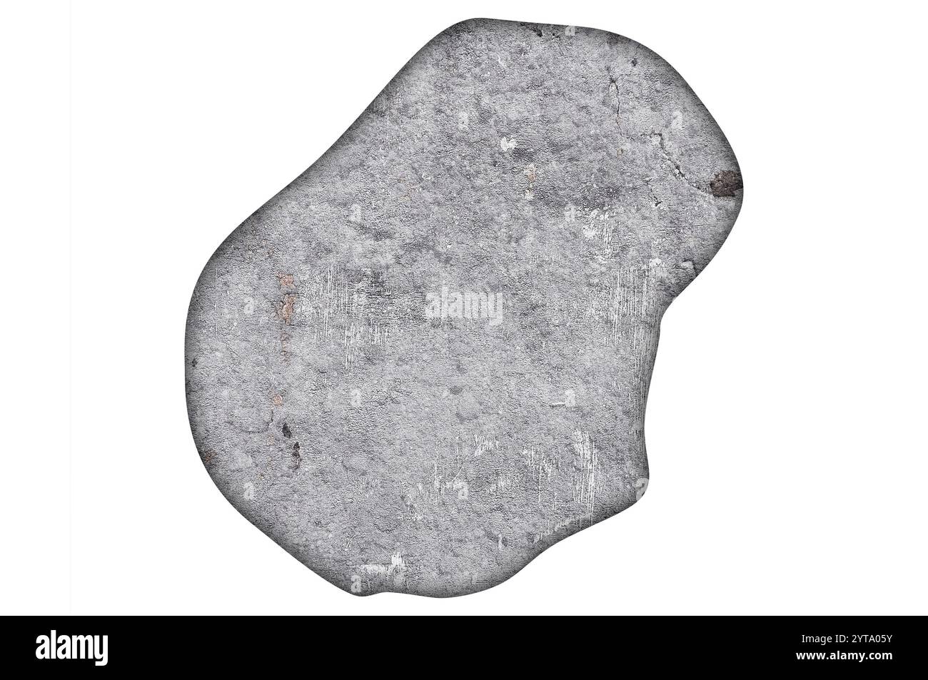 Mappa di Nauru su cemento stagionato Foto Stock