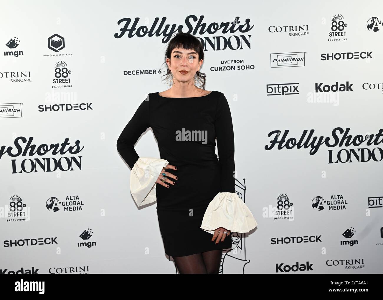 LONDRA, REGNO UNITO. 6 dicembre 2024. Tara Aghdashloo (persiano: تارا آغداشلو) è una scrittrice, regista, produttore e curatrice iraniana che ha partecipato al LONDON Film Festival 'HollyShorts', celebrando i vincitori e i candidati del British Academy Award alla Beaufort House, Chelsea, Londra, Regno Unito. (Foto di 李世惠/SEE li/Picture Capital) credito: Vedi li/Picture Capital/Alamy Live News Foto Stock