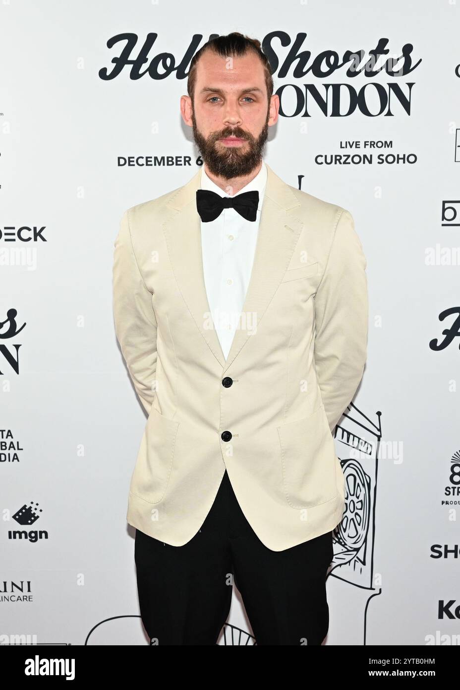 LONDRA, INGHILTERRA: 6 dicembre 2024: Chris Overton ha partecipato al LONDON Film Festival 'HollyShorts', celebrando i vincitori e i candidati del British Academy Award a Beaufort House, Chelsea, Londra, Regno Unito. (Foto di 李世惠/SEE li/Picture Capital) Foto Stock