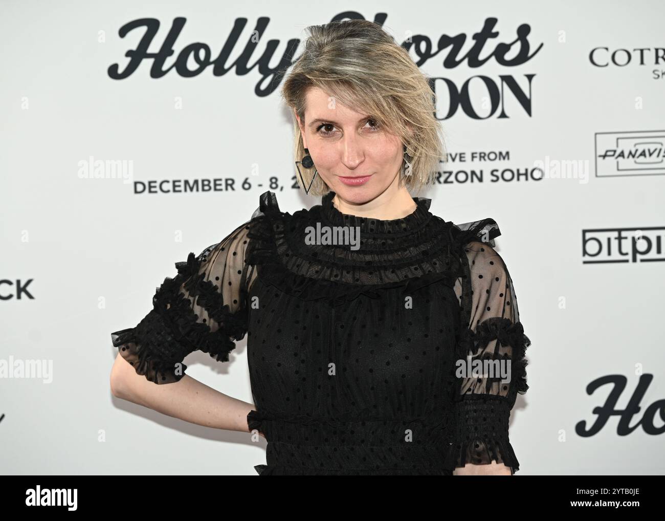 LONDRA, INGHILTERRA: 6 dicembre 2024: Georgina Strawson ha partecipato al LONDON Film Festival 'HollyShorts', celebrando i vincitori e le candidature del British Academy Award alla Beaufort House, Chelsea, Londra, Regno Unito. (Foto di 李世惠/SEE li/Picture Capital) Foto Stock