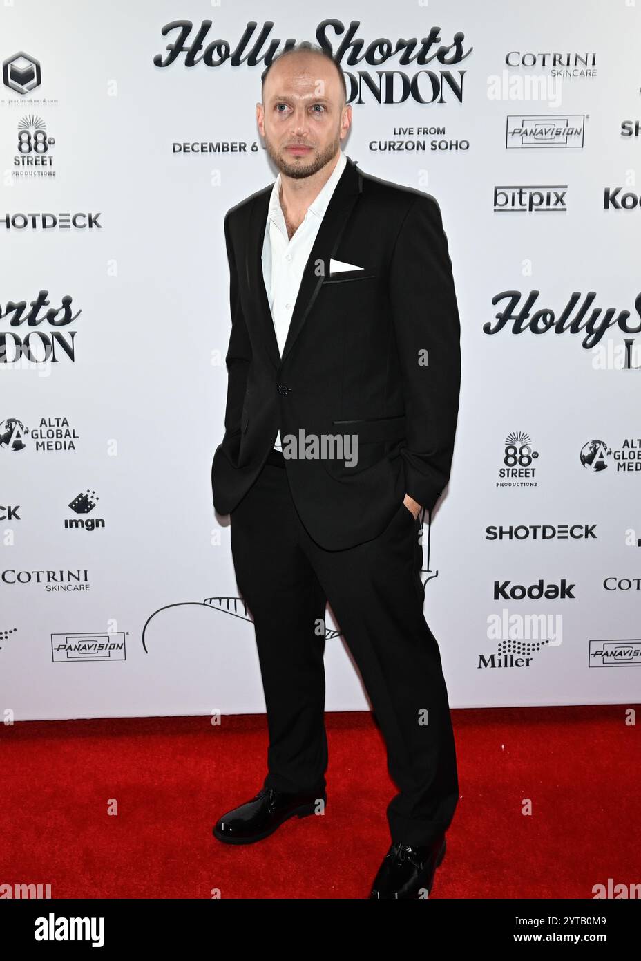 LONDRA, REGNO UNITO. 6 dicembre 2024. Jamie Donoughue ha partecipato al LONDON Film Festival 'HollyShorts', celebrando i vincitori dei British Academy Award e i candidati alla Beaufort House, Chelsea, Londra, Regno Unito. (Foto di 李世惠/SEE li/Picture Capital) credito: Vedi li/Picture Capital/Alamy Live News Foto Stock