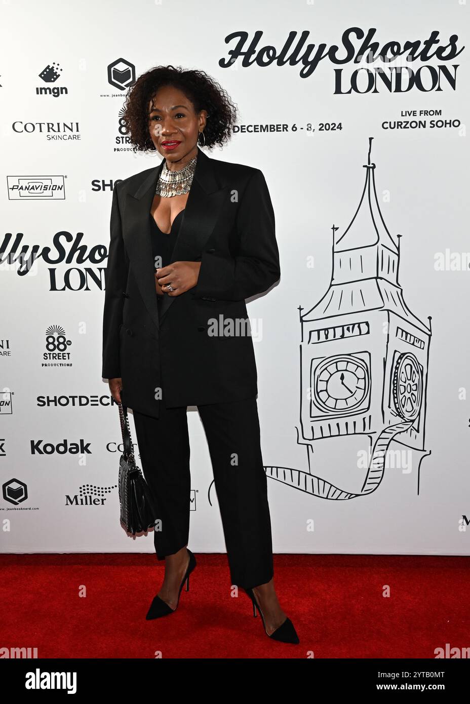 LONDRA, REGNO UNITO. 6 dicembre 2024. Karen Bryson MBE ha partecipato al LONDON Film Festival 'HollyShorts', celebrando i vincitori e i candidati del British Academy Award alla Beaufort House, Chelsea, Londra, Regno Unito. (Foto di 李世惠/SEE li/Picture Capital) credito: Vedi li/Picture Capital/Alamy Live News Foto Stock