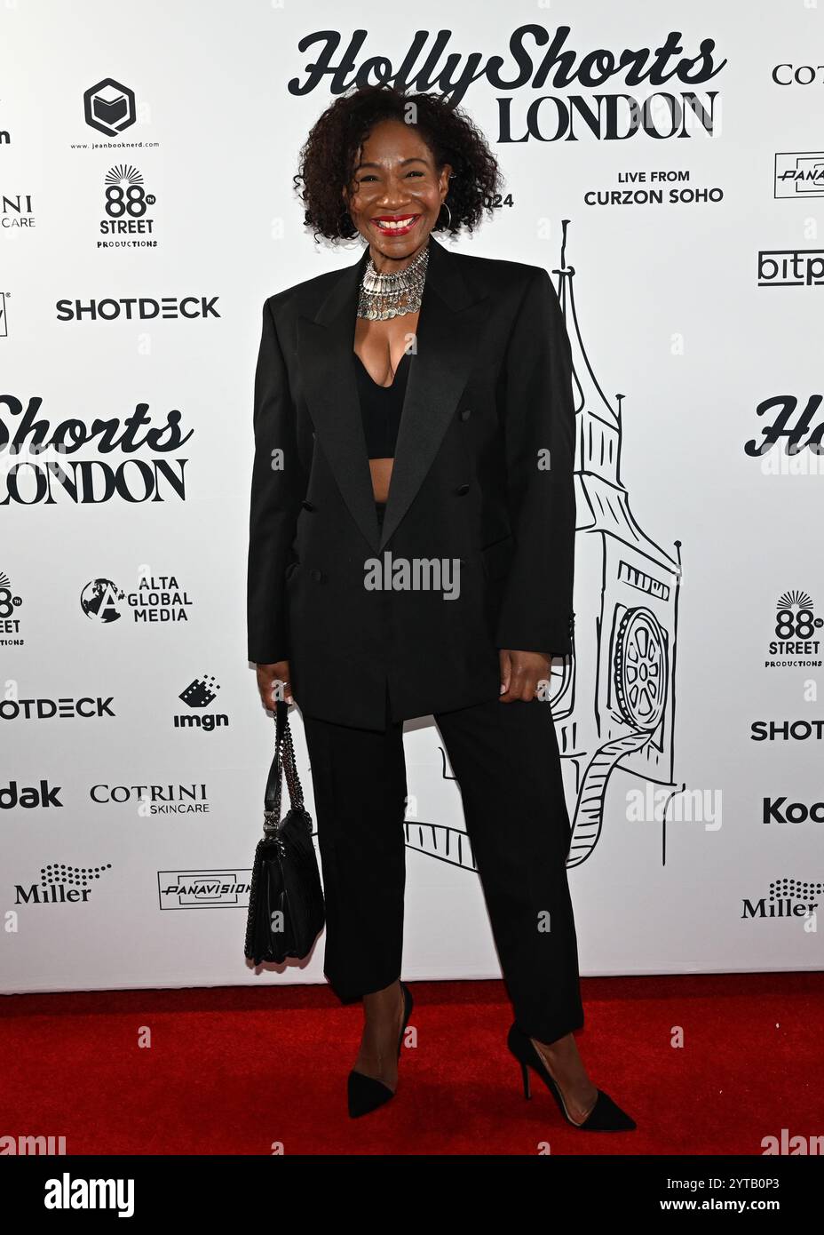 LONDRA, REGNO UNITO. 6 dicembre 2024. Karen Bryson MBE ha partecipato al LONDON Film Festival 'HollyShorts', celebrando i vincitori e i candidati del British Academy Award alla Beaufort House, Chelsea, Londra, Regno Unito. (Foto di 李世惠/SEE li/Picture Capital) credito: Vedi li/Picture Capital/Alamy Live News Foto Stock