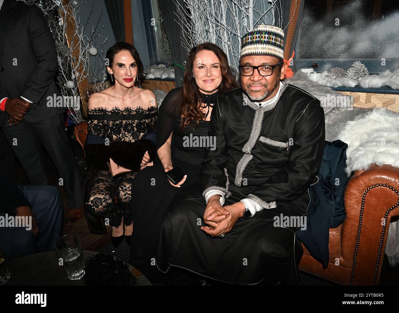 LONDRA, REGNO UNITO. 6 dicembre 2024. Lamia Eltohamy (L) ha partecipato al LONDON Film Festival 'HollyShorts', celebrando i vincitori e i candidati del British Academy Award a Beaufort House, Chelsea, Londra, Regno Unito. (Foto di 李世惠/SEE li/Picture Capital) credito: Vedi li/Picture Capital/Alamy Live News Foto Stock