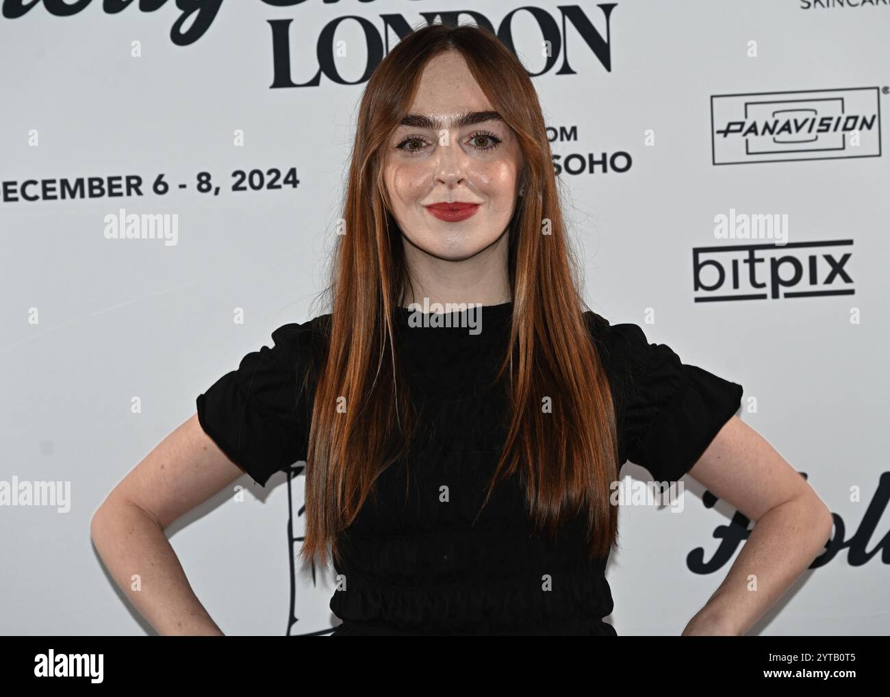 LONDRA, REGNO UNITO. 6 dicembre 2024. Louisa Connolly-Burnham ha partecipato al LONDON Film Festival 'HollyShorts', celebrando i vincitori e i candidati del British Academy Award a Beaufort House, Chelsea, Londra, Regno Unito. (Foto di 李世惠/SEE li/Picture Capital) credito: Vedi li/Picture Capital/Alamy Live News Foto Stock