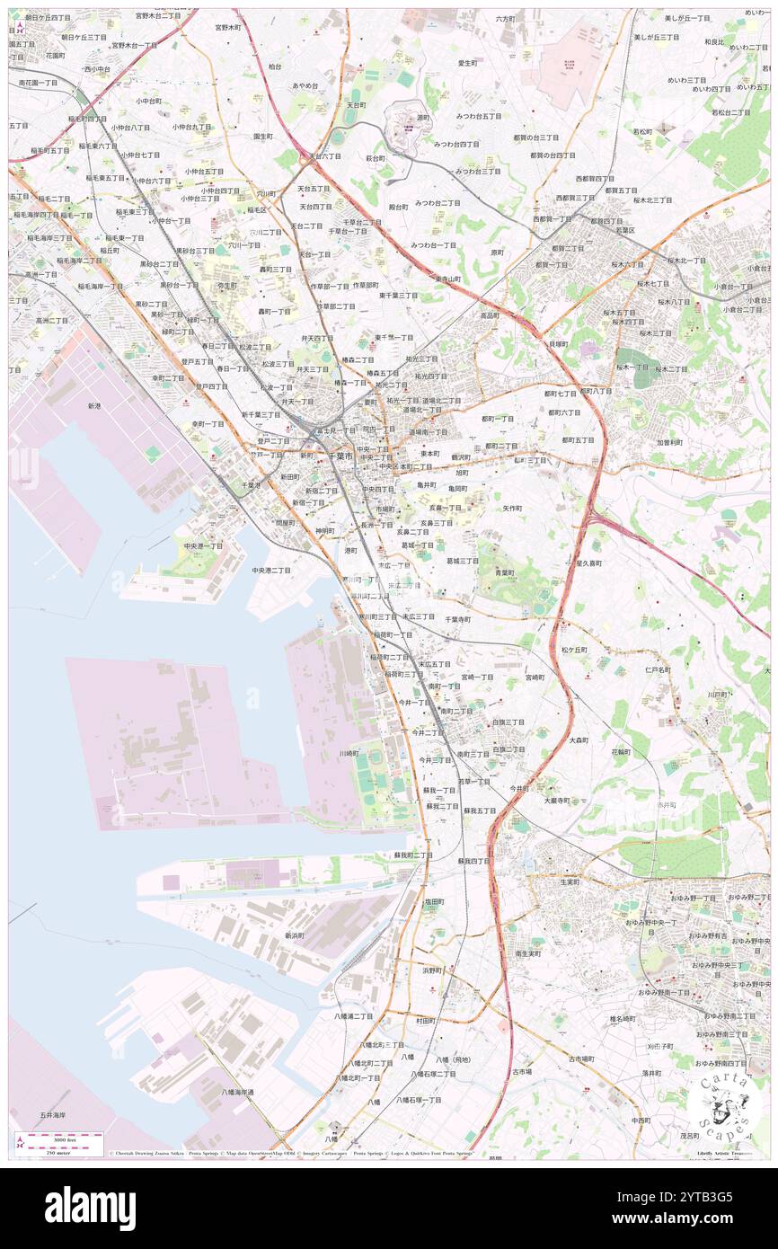 Tokyo Disney Sea Hotel Miracosta, Chiba-shi, JP, Giappone, Chiba, N 35 35' 46'', N 140 7' 28'', MAP, Cartascapes Map pubblicata nel 2024. Esplora Cartascapes, una mappa che rivela i diversi paesaggi, culture ed ecosistemi della Terra. Viaggia attraverso il tempo e lo spazio, scoprendo l'interconnessione del passato, del presente e del futuro del nostro pianeta. Foto Stock