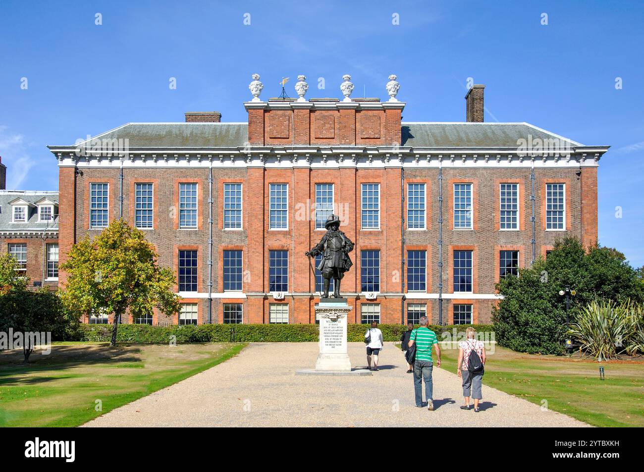 Kensington Palace, Kensington Gardens, Kensington, Kensington e Chelsea Borough, London, England, Regno Unito Foto Stock