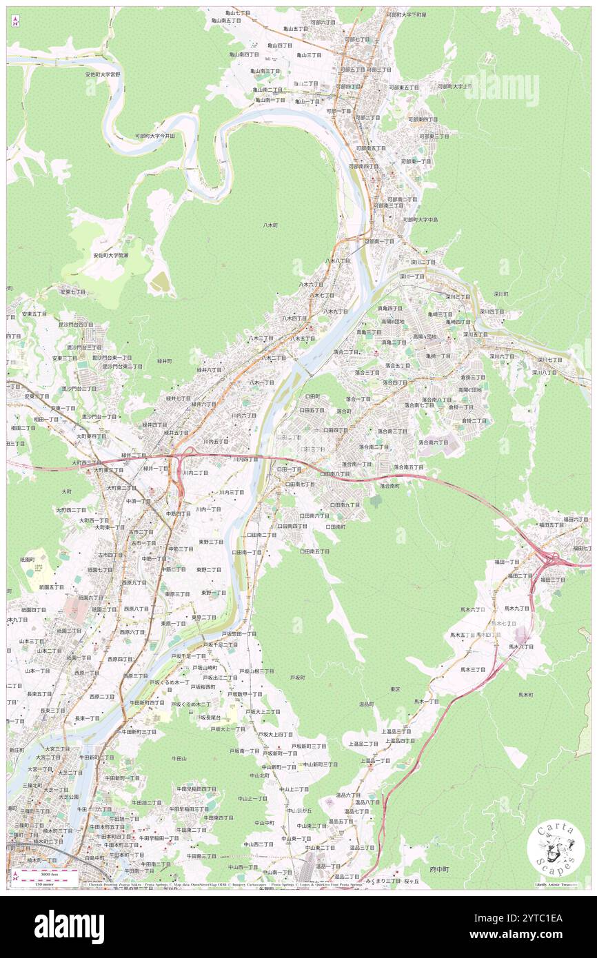 Koyo-cho, JP, Giappone, N 34 28' 0'', N 132 30' 0'', MAP, Cartascapes Map pubblicata nel 2024. Esplora Cartascapes, una mappa che rivela i diversi paesaggi, culture ed ecosistemi della Terra. Viaggia attraverso il tempo e lo spazio, scoprendo l'interconnessione del passato, del presente e del futuro del nostro pianeta. Foto Stock