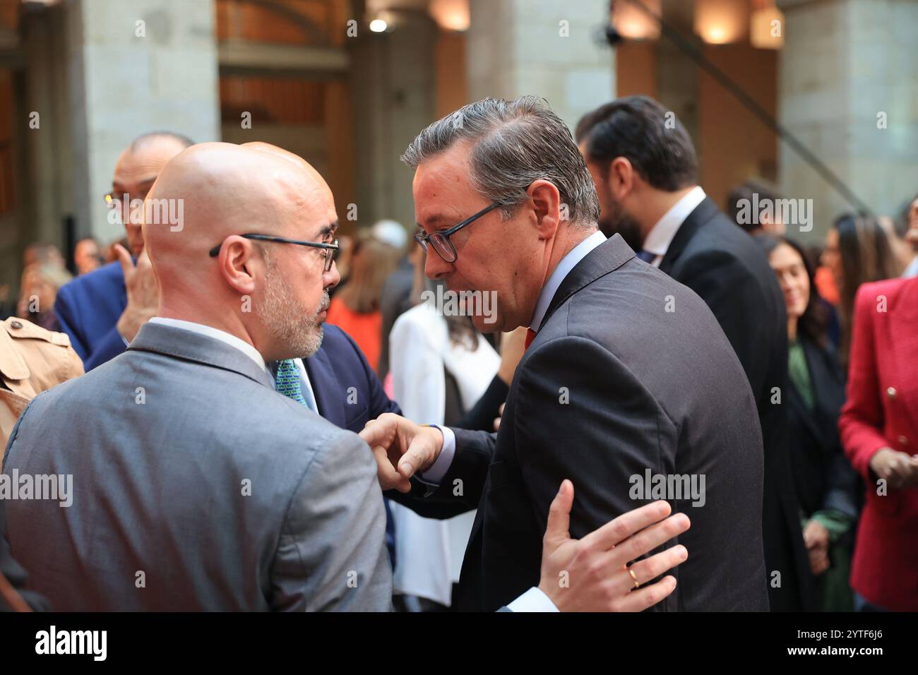 Madrid, 12/03/2024. Ufficio postale di Royal. Celebrazione della giornata della Costituzione presso la sede CAM presieduta da Isabel Díaz Ayuso. Foto: Jaime García. ARCHDC. Crediti: Album / Archivo ABC / Jaime García Foto Stock