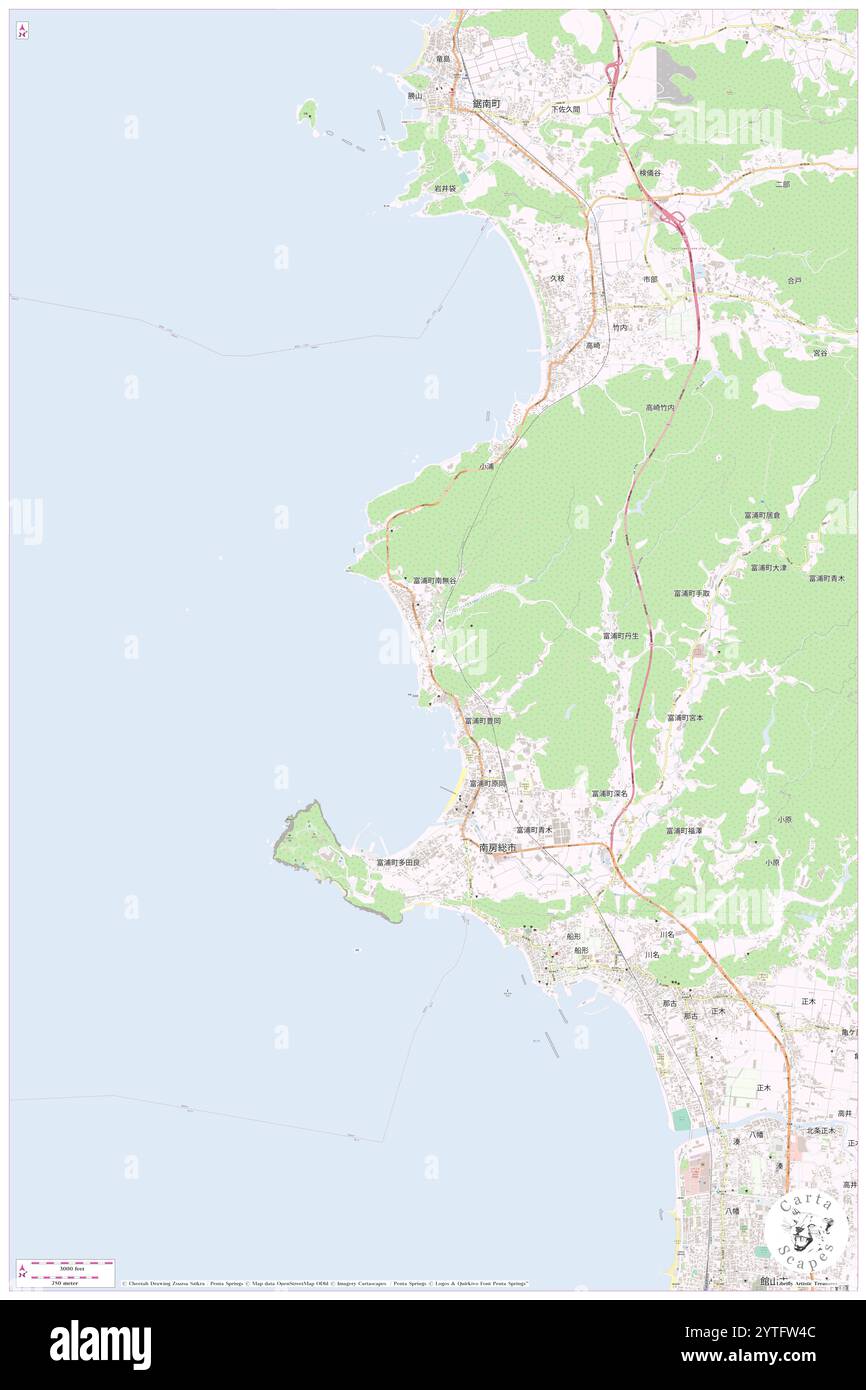 Myofuku Ji, Minamib's Shi, JP, Giappone, Chiba, N 35 3' 28'', N 139 49' 46'', MAP, Cartascapes Map pubblicata nel 2024. Esplora Cartascapes, una mappa che rivela i diversi paesaggi, culture ed ecosistemi della Terra. Viaggia attraverso il tempo e lo spazio, scoprendo l'interconnessione del passato, del presente e del futuro del nostro pianeta. Foto Stock