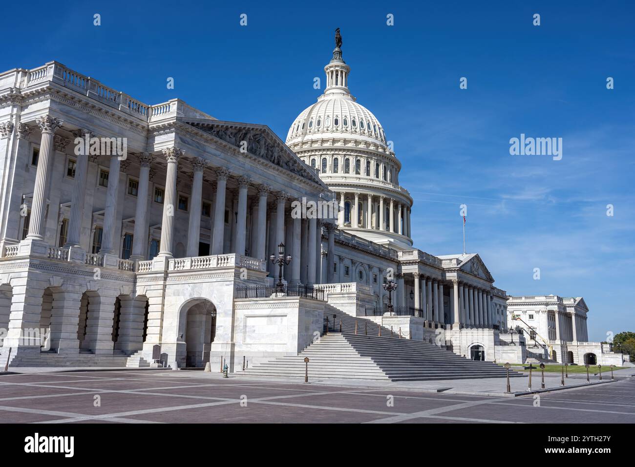 Il famoso Campidoglio degli Stati Uniti a Washington DC Foto Stock