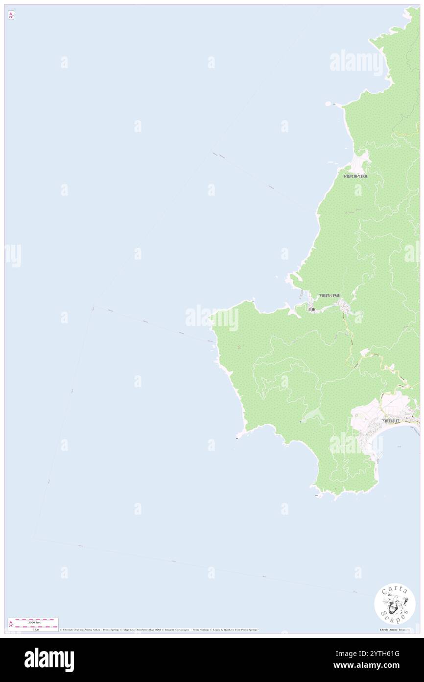 Haya Saki, Satsumasendai Shi, JP, Giappone, Kagoshima, N 31 39' 31'', N 129 39' 32'', MAP, Cartascapes Map pubblicata nel 2024. Esplora Cartascapes, una mappa che rivela i diversi paesaggi, culture ed ecosistemi della Terra. Viaggia attraverso il tempo e lo spazio, scoprendo l'interconnessione del passato, del presente e del futuro del nostro pianeta. Foto Stock