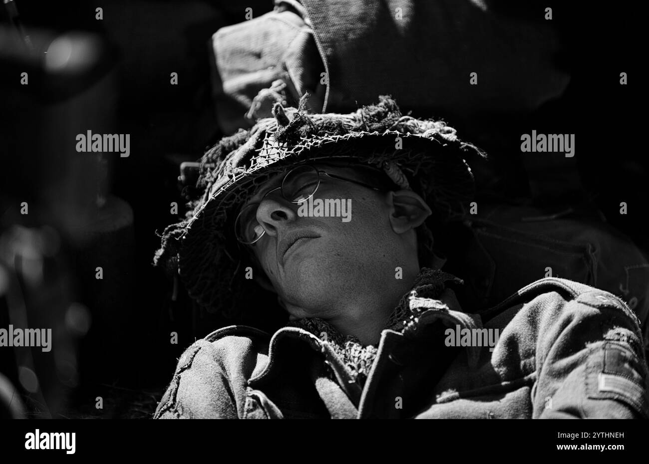 Hampshire England intorno al 2010 Historical Reenactment (o rievocazione) è un'attività educativa o di intrattenimento in cui principalmente hobbisti dilettanti sono Foto Stock