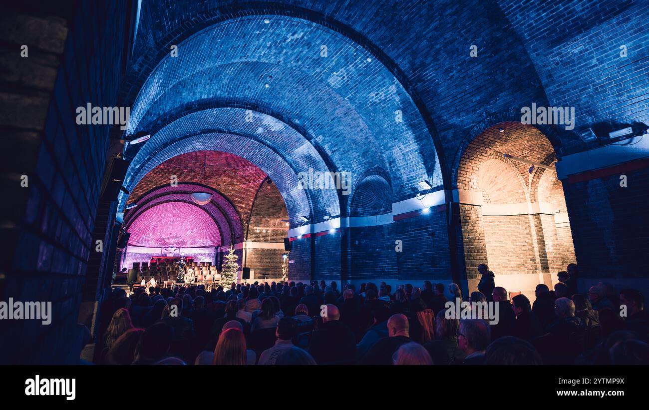 Concerto di Steve Hogarth alla Lutyens Crypt, Liverpool Foto Stock