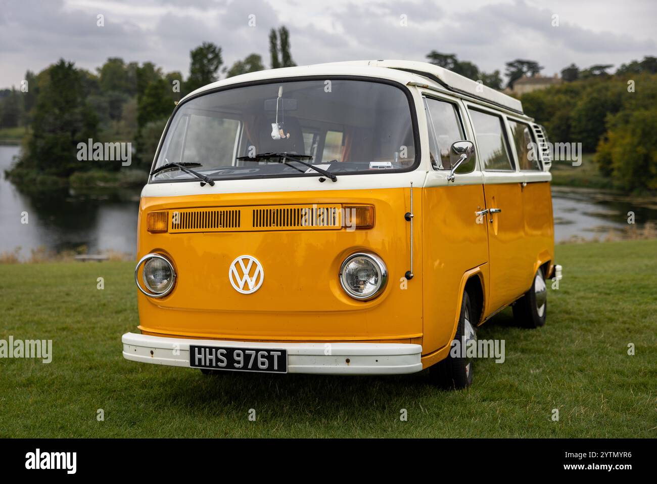 1978 Volkswagen Westfalia camper, in mostra al Salone Privé Concours d’Elégance tenutosi a Blenheim Palace. Foto Stock
