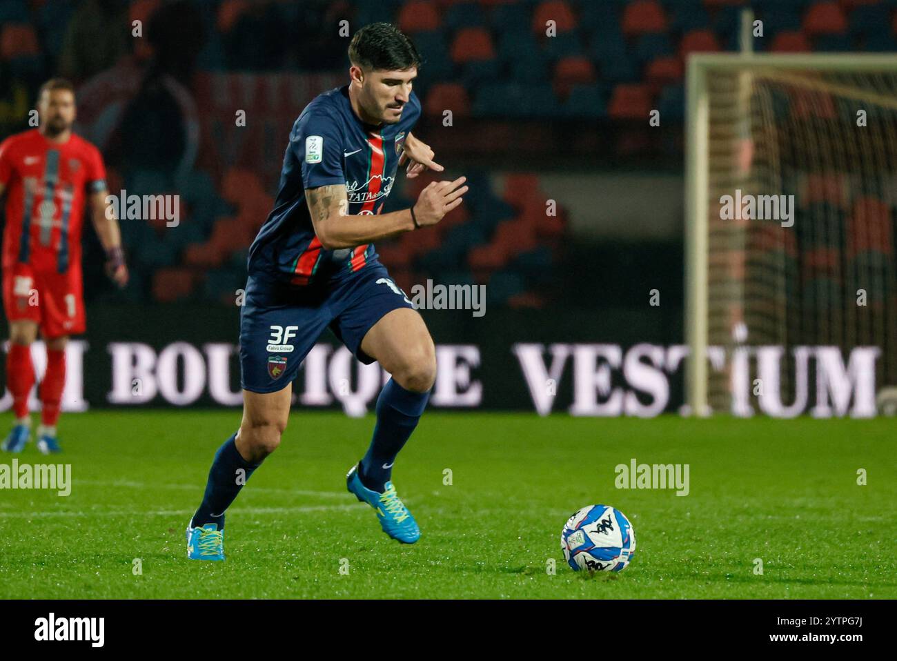 Cosenza, Italia. 7 dicembre 2024. Stadio San Vito-Marulla: Alessandro Caporale (17 Cosenza) durante la partita di calcio di serie BKT tra Cosenza e Frosinone allo Stadio San Vito-Marulla di Cosenza, Italia. Francesco Farina/SPP (FRANCESCO FARINA/SPP) credito: SPP Sport Press Photo. /Alamy Live News Foto Stock