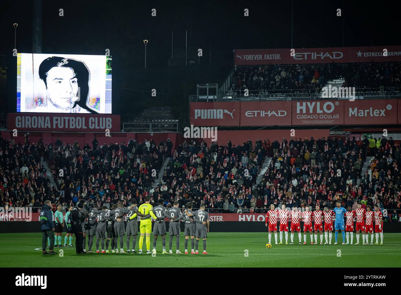 Madrid, Spagna. 7 dicembre 2024. Vista interna dello stadio durante la partita sportiva la Liga EA tra il Girona FC e il Real Madrid all'Estadi Municipal de Montilivi. Punteggio finale: Girona FC 0 - 3 Real Madrid. Credito: SOPA Images Limited/Alamy Live News Foto Stock