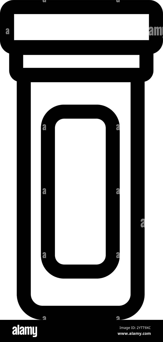 Pillole mediche - pulito e moderno farmacia e medicina icona Illustrazione Vettoriale