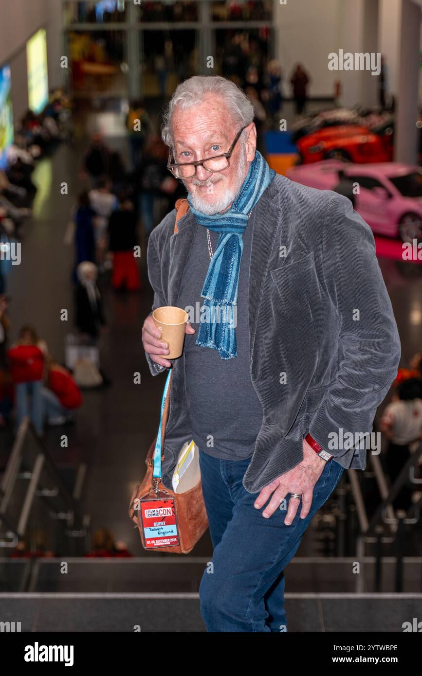 DORTMUND, Germania. 7 dicembre 2024. Robert Englund (*1947, attore, doppiatore, cantante e regista americano, doppiatore, cantante e regista) al German Film and Comic con Credit: Markus Wissmann/Alamy Live News Foto Stock