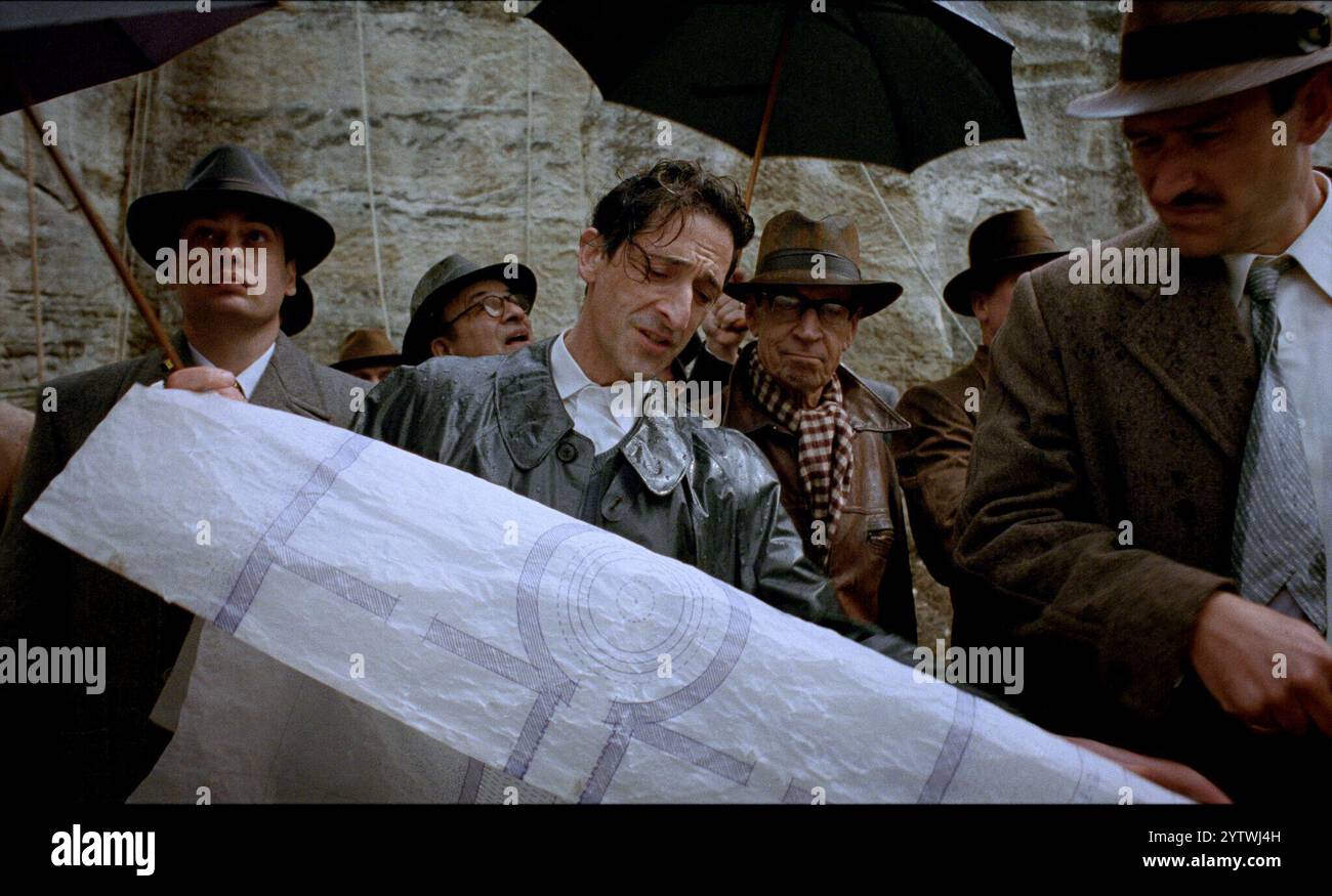 Il brutalista Adrien Brody Foto Stock