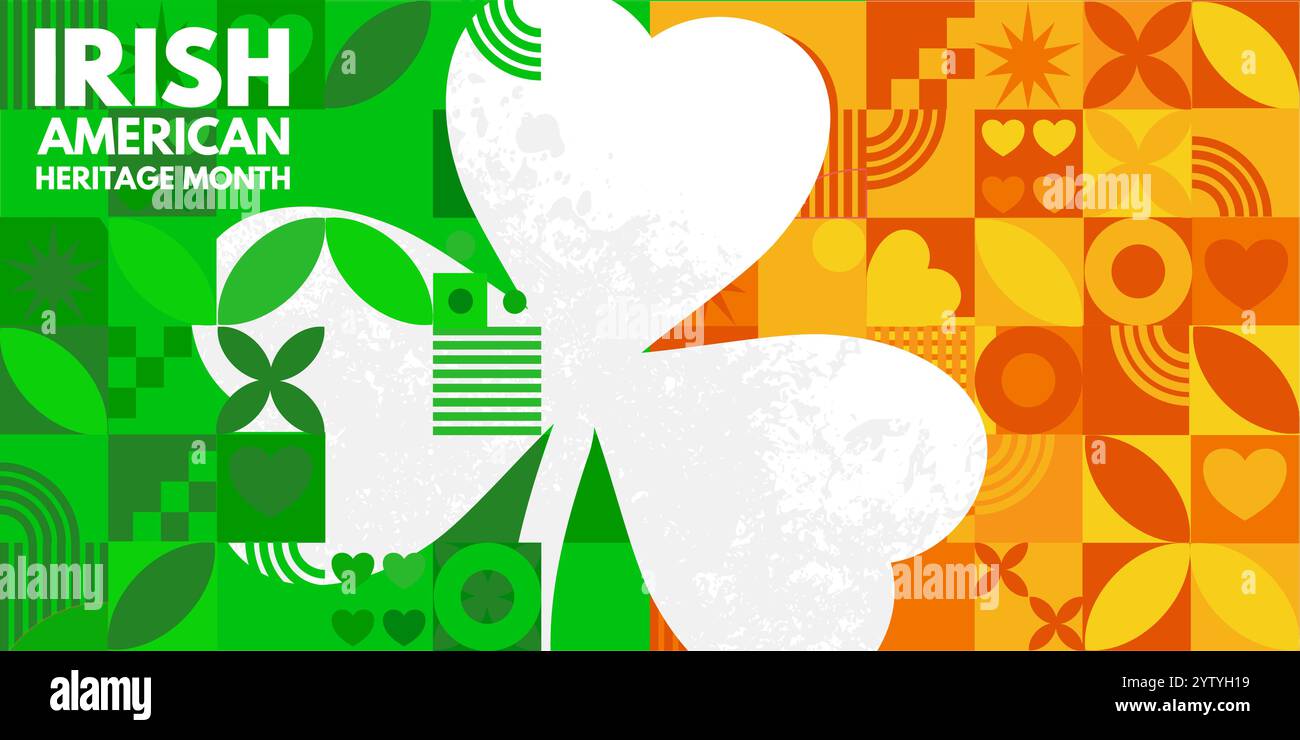 Irish-American Heritage Month Illustrazione Vettoriale