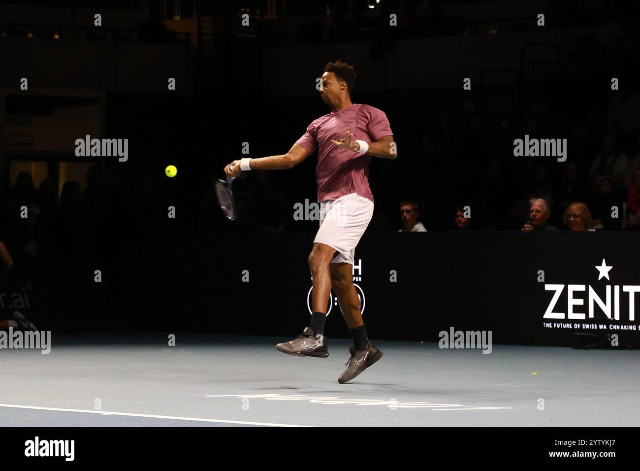 Londra, Regno Unito. 8 dicembre 2024. Londra, Inghilterra, 8 dicembre 2024: La Francia Gael Monfils durante la Grand Final di UTS 2024 alla Copperbox Arena di Londra, Inghilterra (Alexander Canillas/SPP) crediti: SPP Sport Press Photo. /Alamy Live News Foto Stock