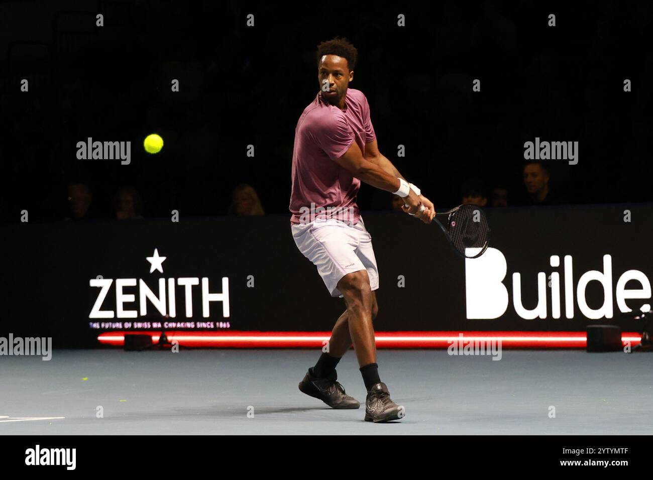 Londra, Regno Unito. 8 dicembre 2024. Londra, Inghilterra, 8 dicembre 2024: La Francia Gael Monfils durante la Grand Final di UTS 2024 alla Copperbox Arena di Londra, Inghilterra (Alexander Canillas/SPP) crediti: SPP Sport Press Photo. /Alamy Live News Foto Stock