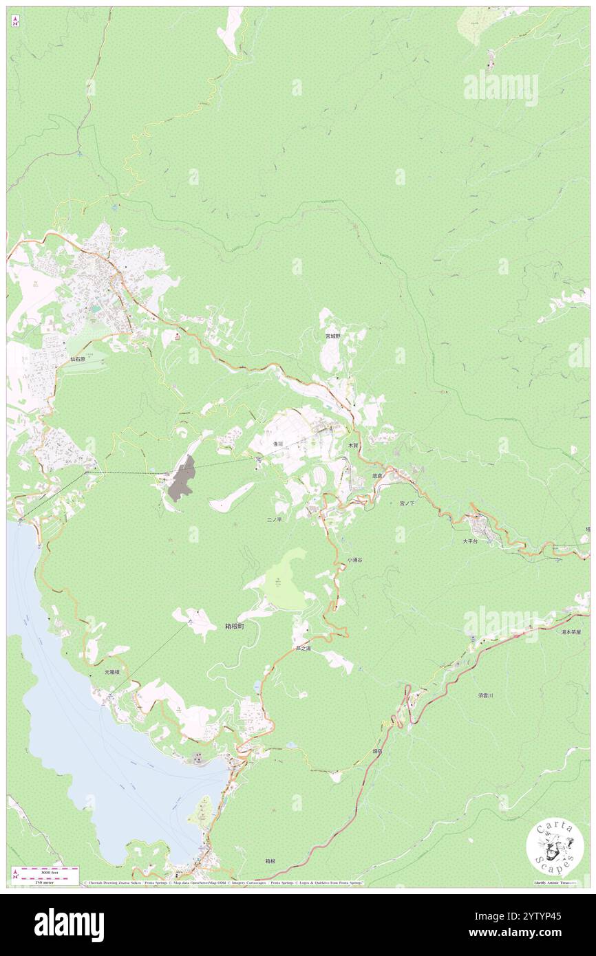 Hakone Museum of Art, Ashigarashimo-gun, JP, Giappone, Kanagawa, N 35 14' 53'', N 139 2' 33'', MAP, Cartascapes Map pubblicata nel 2024. Esplora Cartascapes, una mappa che rivela i diversi paesaggi, culture ed ecosistemi della Terra. Viaggia attraverso il tempo e lo spazio, scoprendo l'interconnessione del passato, del presente e del futuro del nostro pianeta. Foto Stock