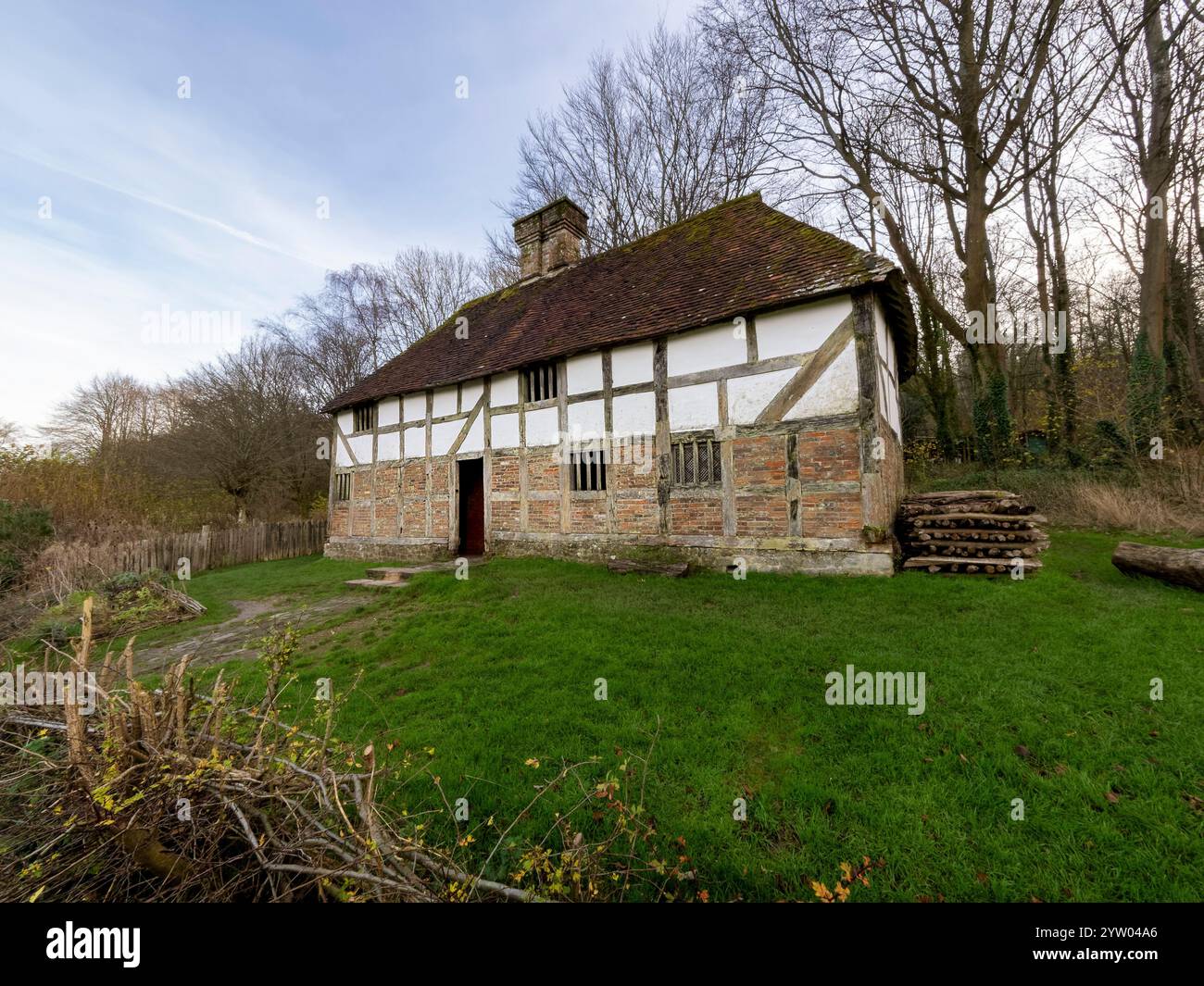 Il Weald & Downland Living Museum, situato nel South Downs National Park vicino a Chichester, è un affascinante museo all'aperto Foto Stock