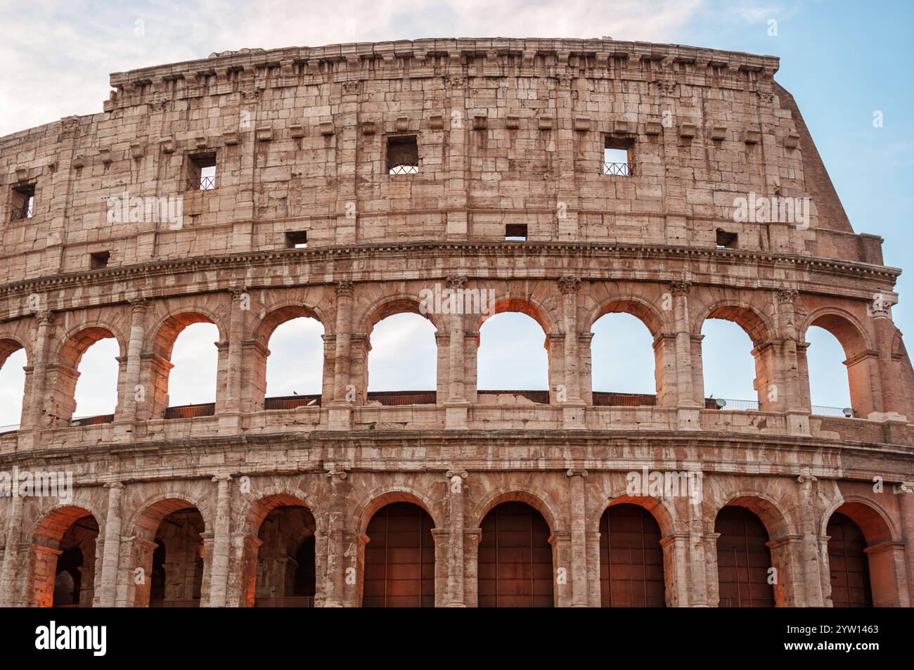 Colosseo Roma, Italia Foto Stock