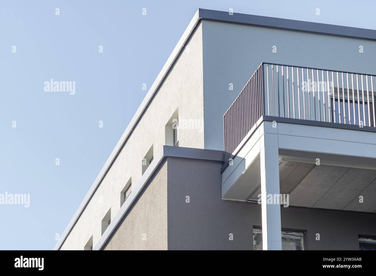 Facciata di un edificio in città Foto Stock