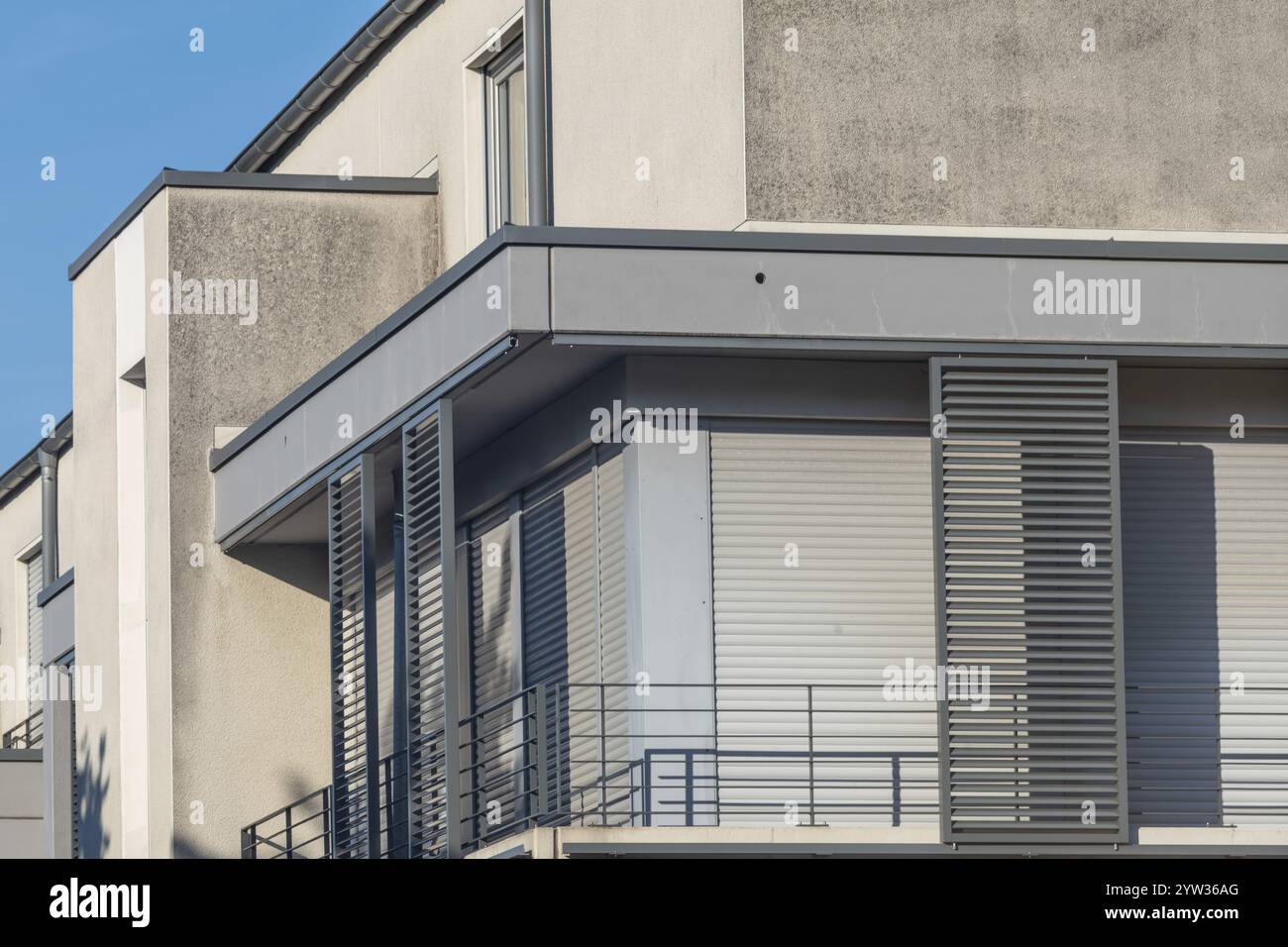 Facciata di un edificio in città Foto Stock
