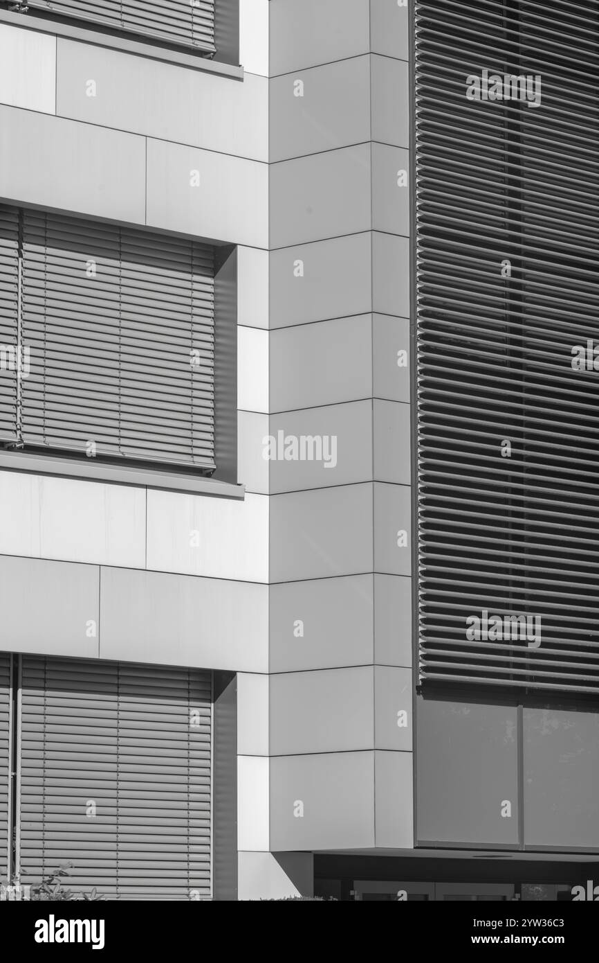 Facciata di un edificio in città Foto Stock