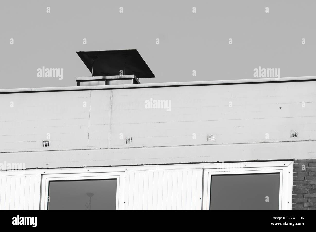 Facciata di un edificio in città Foto Stock