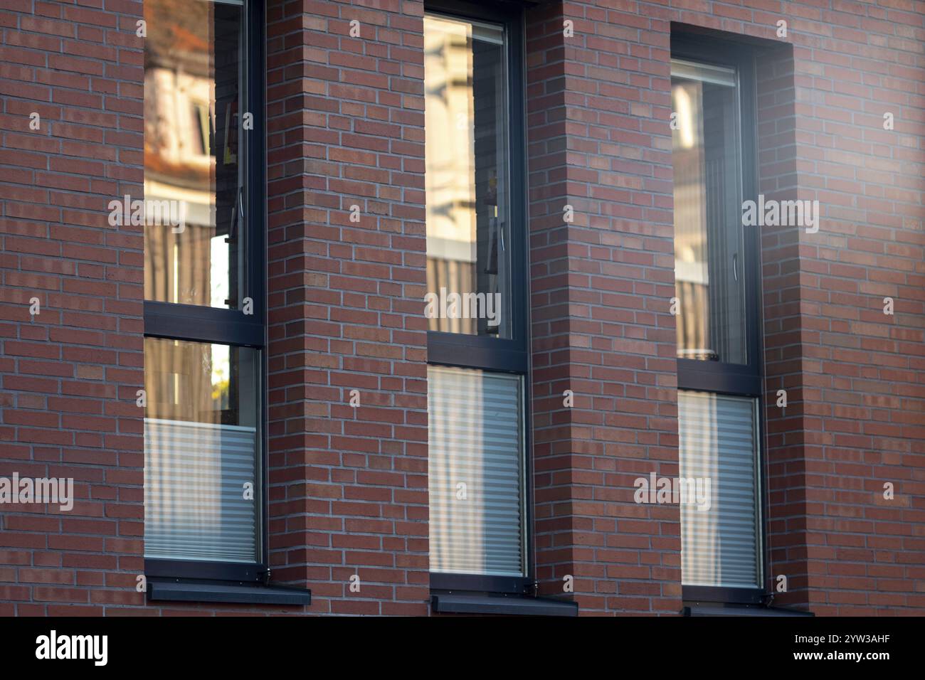 Facciata di un edificio in città Foto Stock