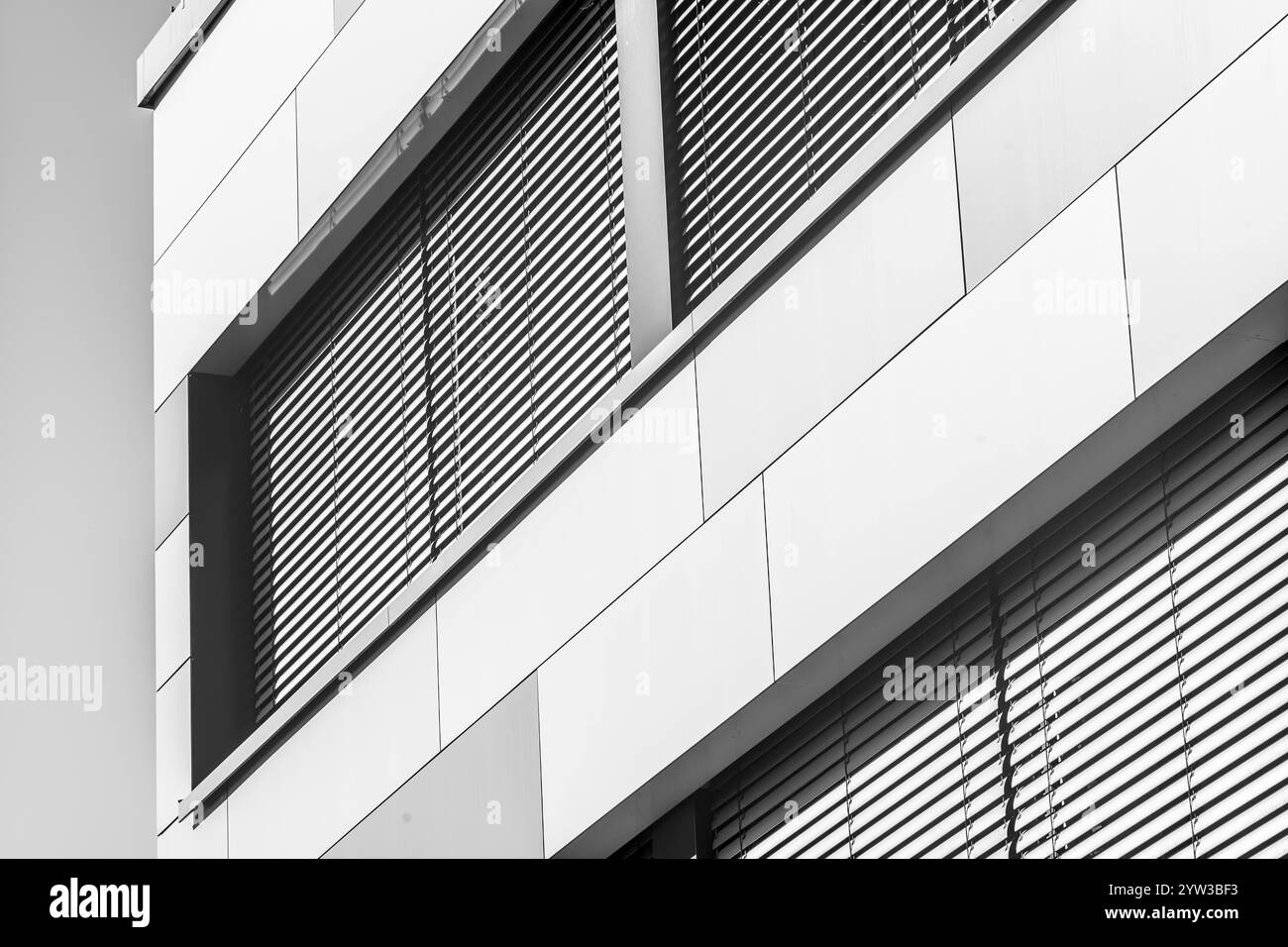 Facciata di un edificio in città Foto Stock