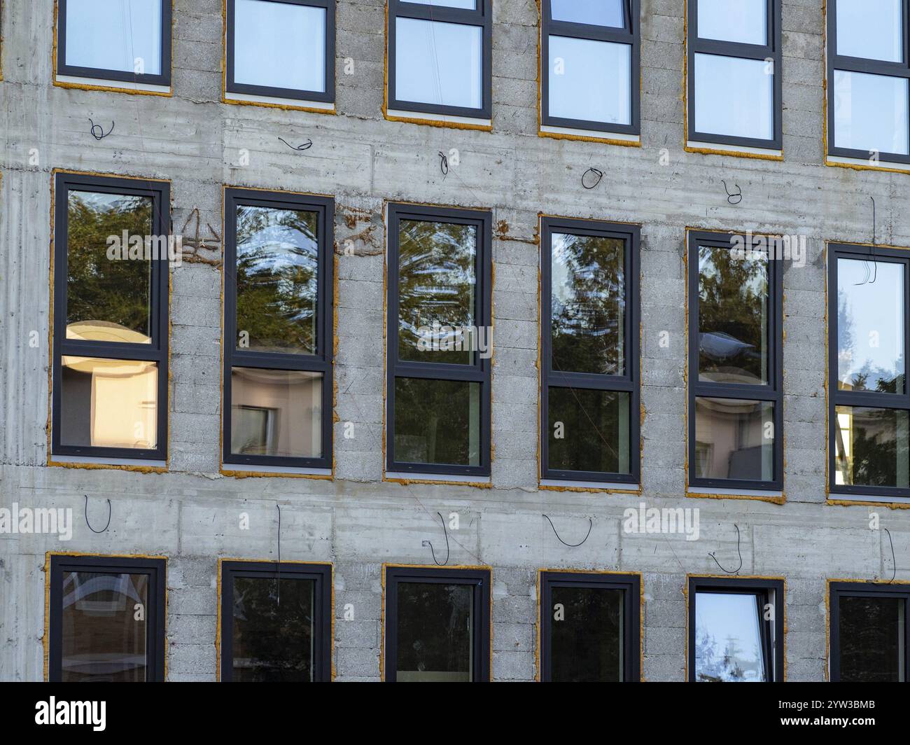 Facciata di un edificio in città Foto Stock
