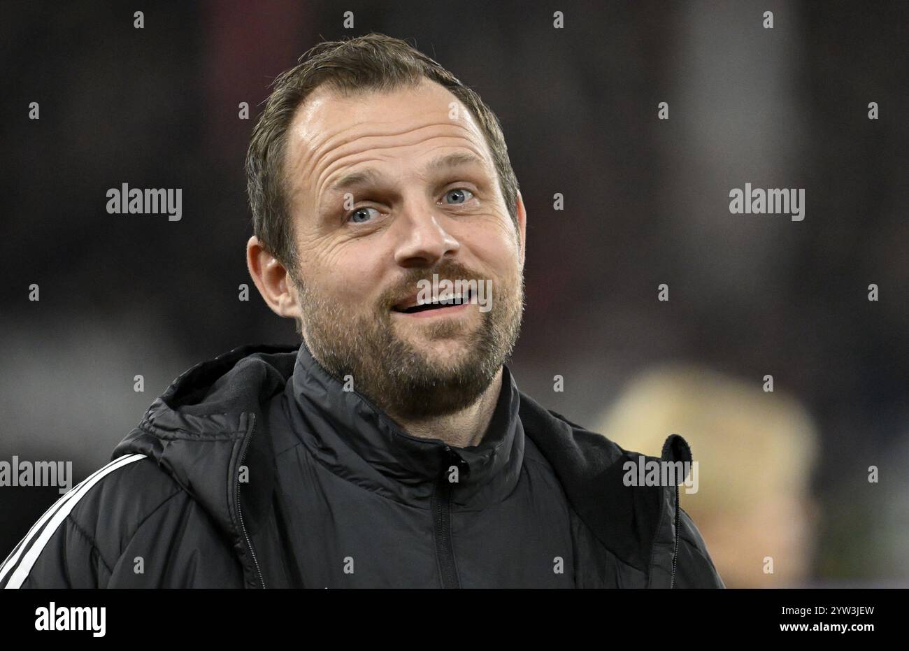 Coach Bo Svensson 1. FC Union Berlin FCU Portrait Smiles, MHPArena, MHP Arena Stuttgart, Baden-Wuerttemberg, Germania, Europa Foto Stock