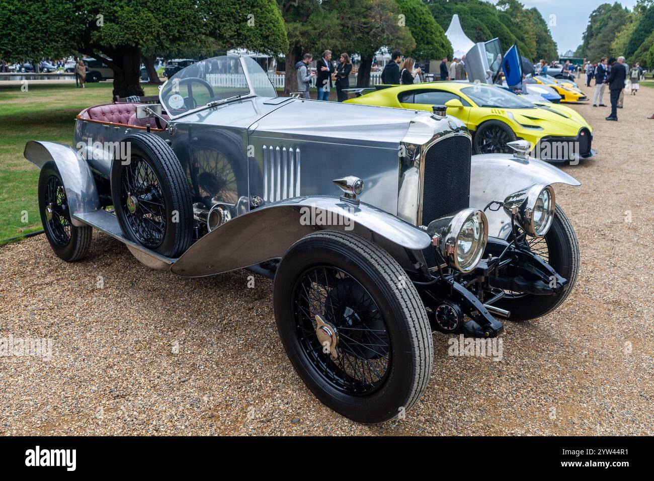 1925 Vauxhall Wensum Tourer al Concours of Elegance 2022, Hampton Court Palace, Londra Foto Stock